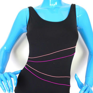 Black Slimming Swimsuit M 10 38 Tummy Control